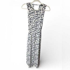 Banana Republic Monochrome Leopard Maxi Dress